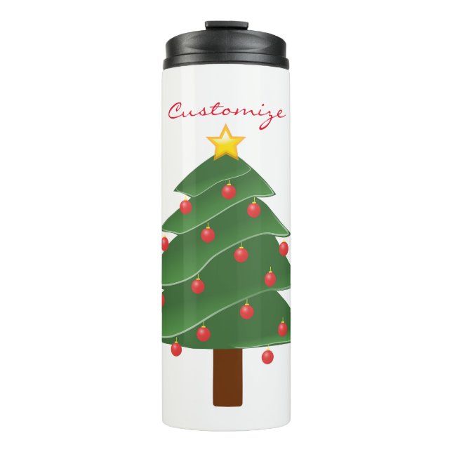 Christmas Tree Thunder_Cove Thermal Tumbler (Front)