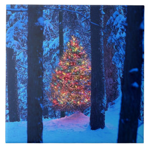 Christmas Tree Tile Trivet