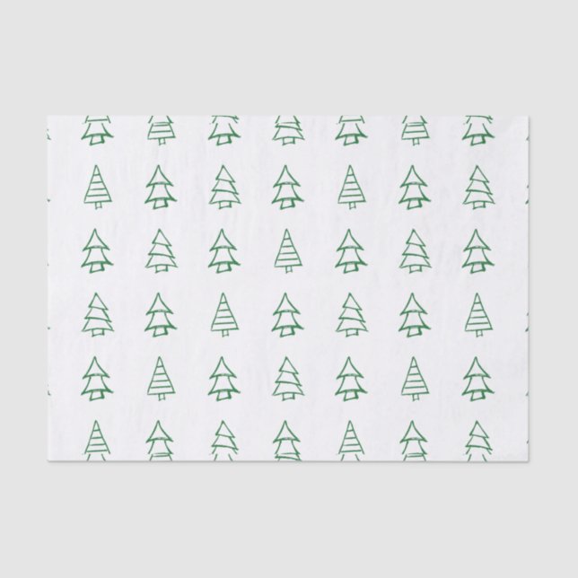 Christmas Tree  Tissue Paper (Front)