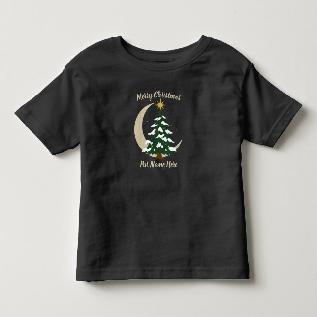 Christmas Tree Toddler T-Shirt Custom Tee (Front)