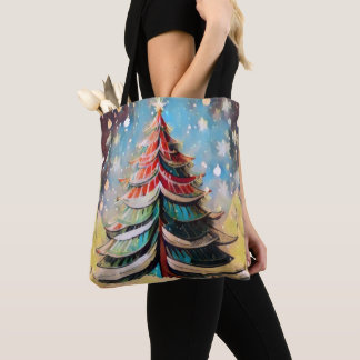 Christmas Tree Tote Bag