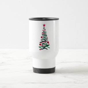 Christmas tree, travel mug