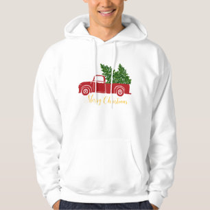 Christmas tree truck Men's Sweatshirt