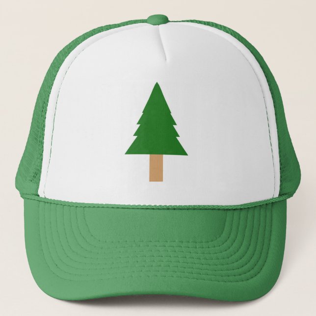 Christmas Tree Trucker Hat (Front)