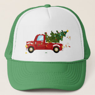 Christmas Tree Trucker Hat