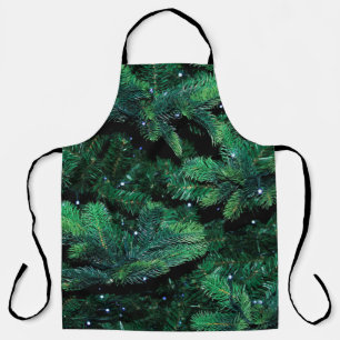 Christmas tree twigs sapling pine apron