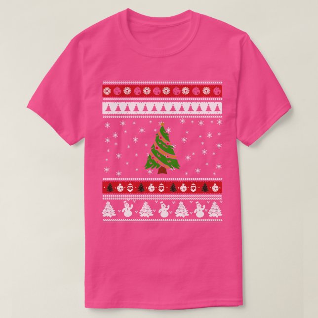 Christmas Tree Ugly Christmas 1 T-Shirt (Design Front)