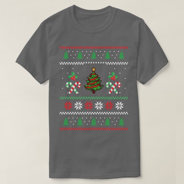 Christmas Tree Ugly Christmas 2 T-Shirt (Design Front)
