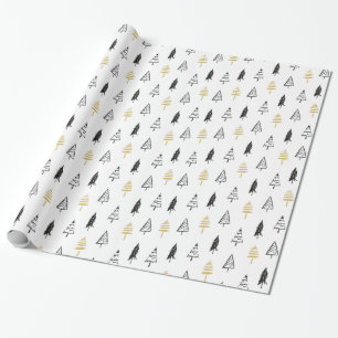 Christmas Tree Variety - White Wrapping Paper