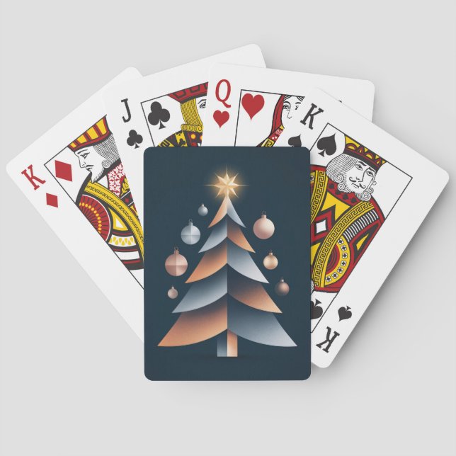 Christmas Tree Vector Card Deck (Back)