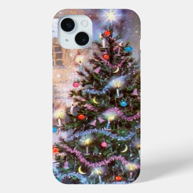 Christmas Tree Vintage Case-Mate iPhone Case (Back)