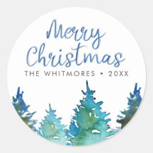 Christmas Tree Watercolor