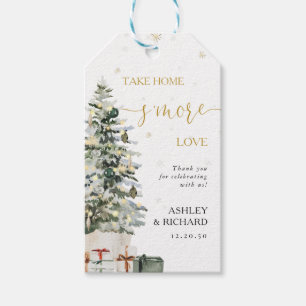 Christmas Tree Wedding Gift Tag