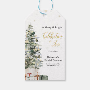 Christmas Tree Wedding Gift Tag