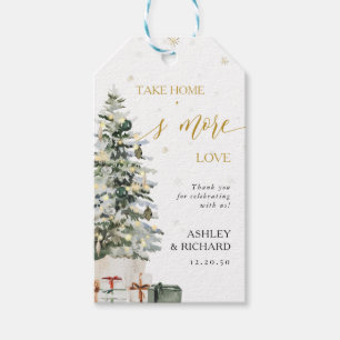 Christmas Tree Wedding Gift Tag