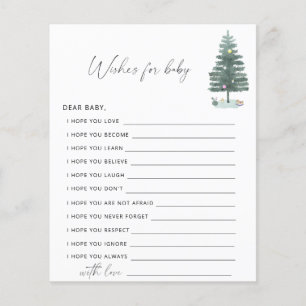 Christmas tree - wishes for baby game