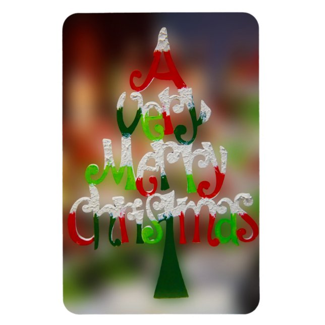Christmas Tree Wishes Magnet (Vertical)