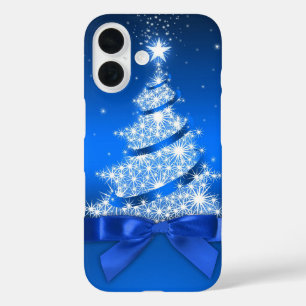 Christmas Tree with Fake Bow iPhone 16 Case