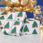 Christmas Tree with Gifts Wrapping Paper<br><div class="desc">Christmas Tree with Gifts</div>