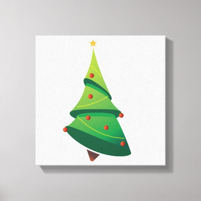 Christmas Tree Wrapped Canvas (Front)