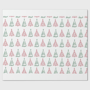 Christmas Tree Wrapping Paper