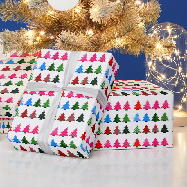 Christmas tree wrapping paper (Holidays)