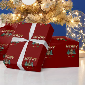Christmas Tree Wrapping Paper