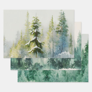 Christmas Tree Wrapping Paper from Santa Claus