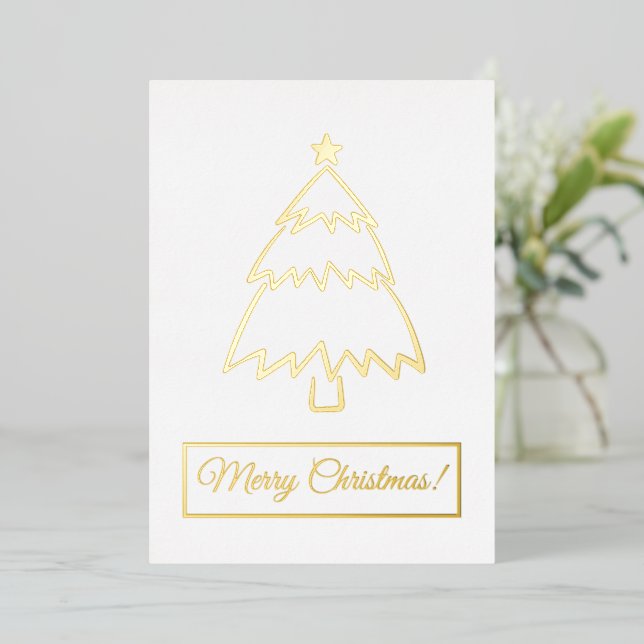 Christmas Tree Xmas Holiday with Your Words (Standing Front)