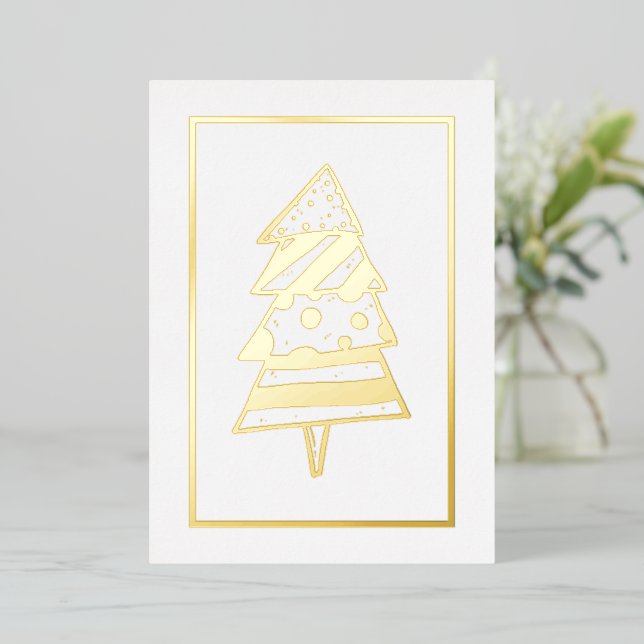 Christmas Tree Xmas Holiday with Your Words (Standing Front)