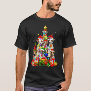 Christmas Tree Xmas Pajama Jack Russell Terrier Do T-Shirt