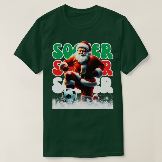 Christmas Tree Xmas Player Boys Girls Men Women T-Shirt (Design Front)