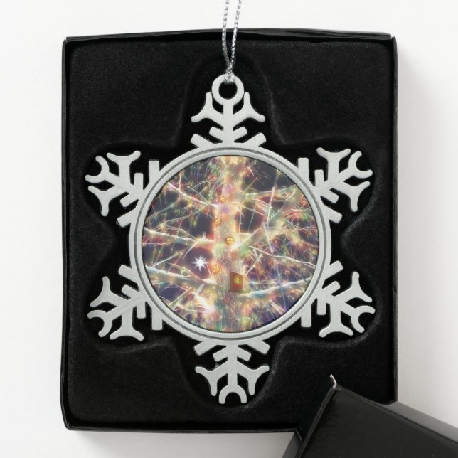 Christmas Treehouse Snowflake Ornament (Box)