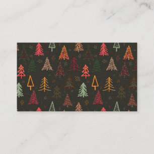 Christmas Trees 4 Business Card