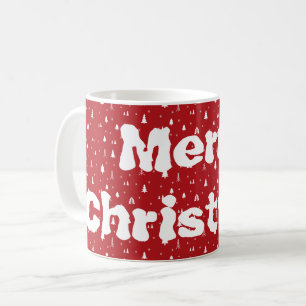 Christmas Trees and Snowflakes Coffee Mug