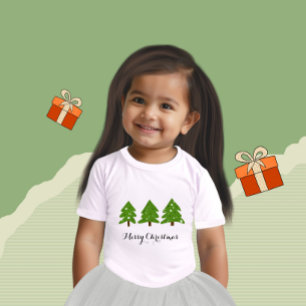 Christmas trees baby T-Shirt