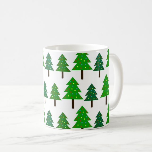 Christmas Trees Coffee Mug (Front Right)