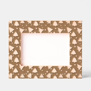 Christmas Trees Design Engraved Frames