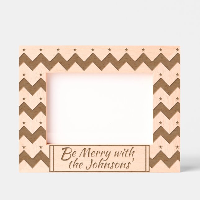 Christmas Trees Etched Frames (Front)