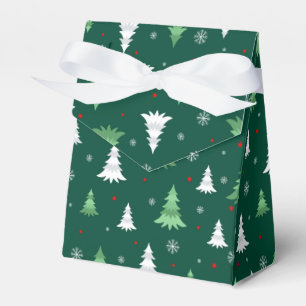 Christmas Trees Favour Box