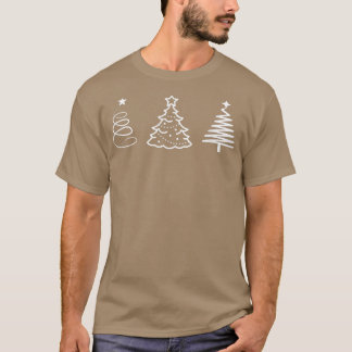 Christmas Trees Festive Holiday Winter102 T-Shirt