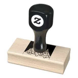 Christmas Trees Foil Rubber Stamp