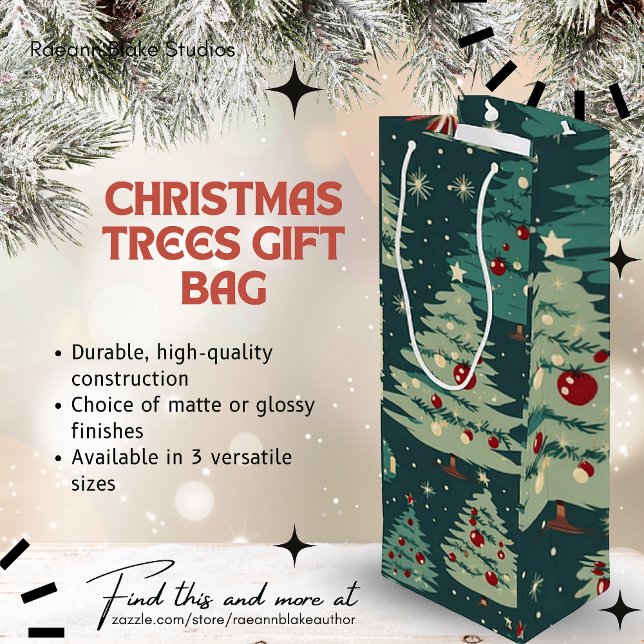 Christmas Trees Gift Bag (Creator Uploaded)