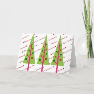 Christmas Trees Holiday Card