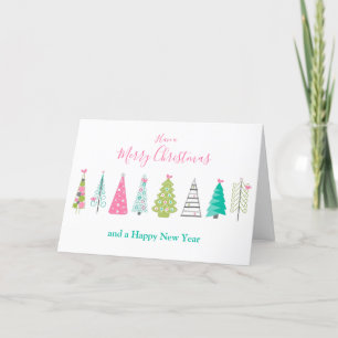 Christmas Trees Holiday Card