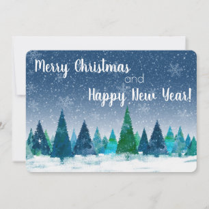 Christmas Trees Holiday Card