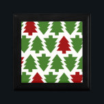 Christmas Trees Holiday Pattern Gift Box<br><div class="desc">Christmas Trees Pattern,  A must gift for Christmas!</div>