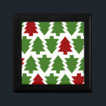 Christmas Trees Holiday Pattern Gift Box<br><div class="desc">Christmas Trees Pattern,  A must gift for Christmas!</div>