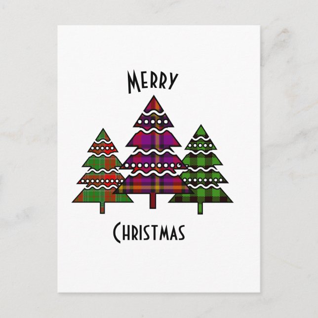 Christmas Trees            Holiday Postcard (Front)