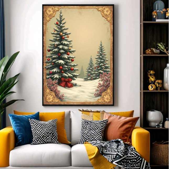 Christmas Trees in Snow Poster (Creator Uploaded)